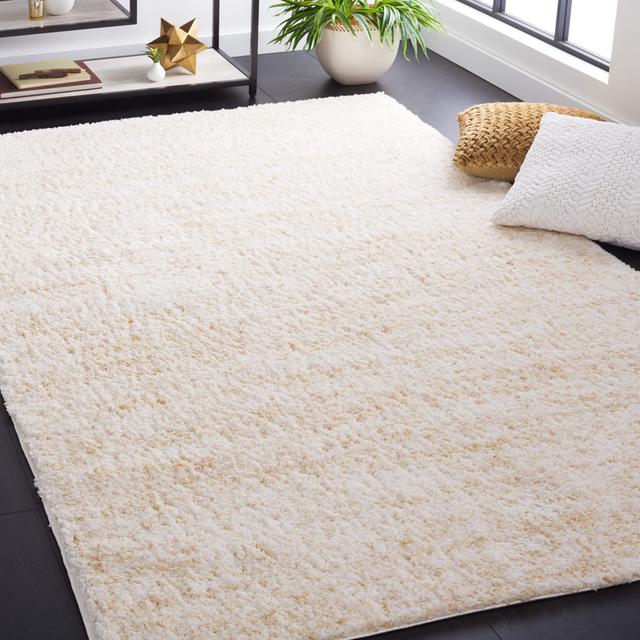 Abdiladif No Pattern Hand Made Flatweave Ivory/Beige Area Rug Latitude Run Rug Size: Rectangle 134 x 196cm on Productcaster.