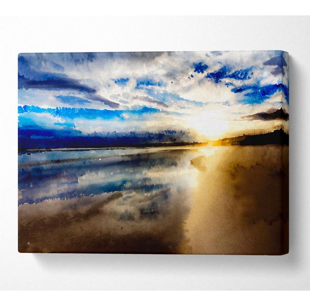 Follow the Sun - Wrapped Canvas Art Prints House of Hampton Size: 81cm H x 121.9cm W x 10cm D on Productcaster.