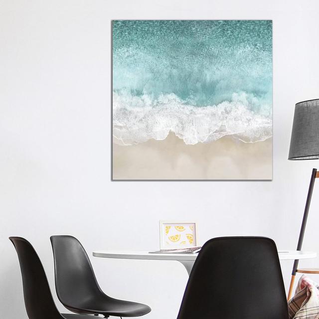 Ocean Waves I by Maggie Olsen - Wrapped Canvas Photograph Highland Dunes Size: 94cm H x 94cm W on Productcaster.