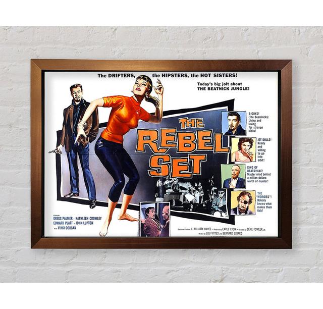 Rebel Set Poster 2 Framed Print Happy Larry Size: 59.7cm H x 84.1cm W x 3.4cm D on Productcaster.