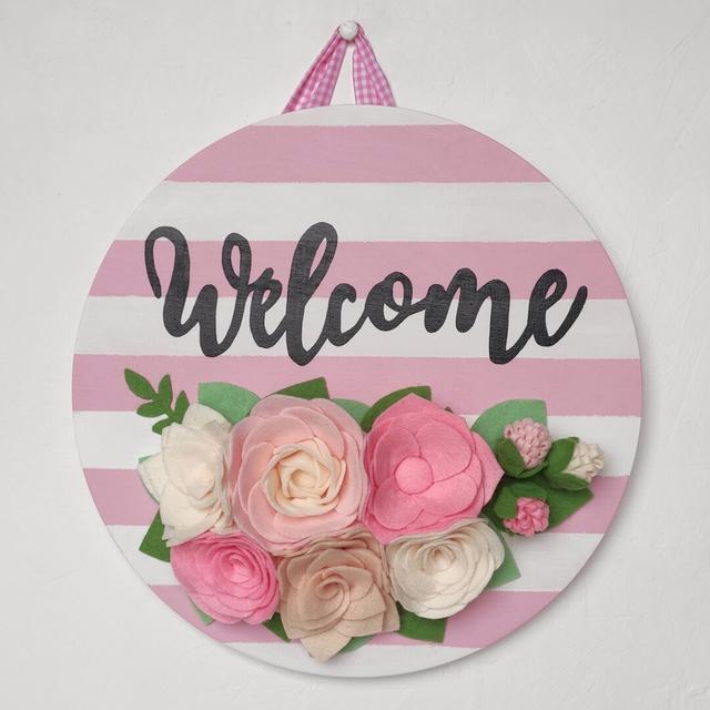 Wreath Welcome Wall Décor 17 Stories on Productcaster.