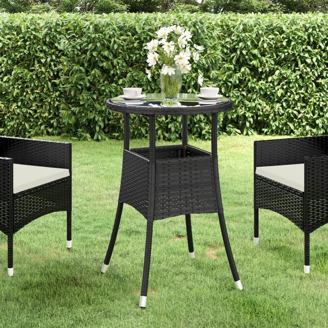 Momordique Glass Top End Table ClassicLiving Colour: Black on Productcaster.