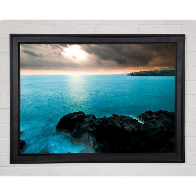 Island Of Hawaii Framed Print Highland Dunes Size: 59.7cm H x 84.1cm W x 1.5cm D on Productcaster.