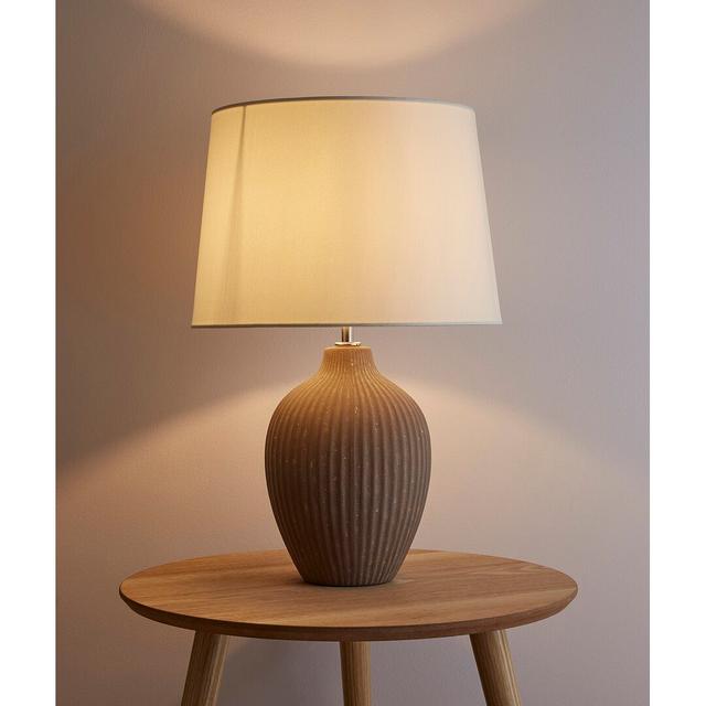 Ghassan 51Cm Table Lamp Rosalind Wheeler Base Colour: Brown on Productcaster.