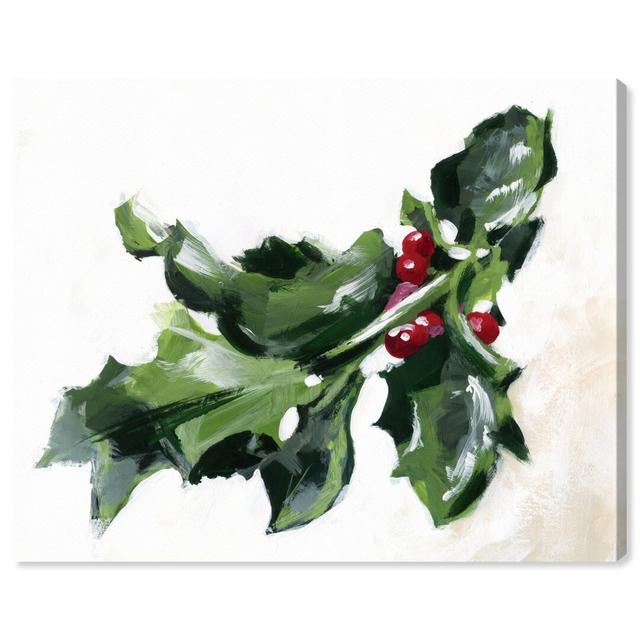 Mistletoe - Wrapped Canvas Print East Urban Home Size: 43.2 cm H x 50.8 cm W x 3.8 cm D on Productcaster.