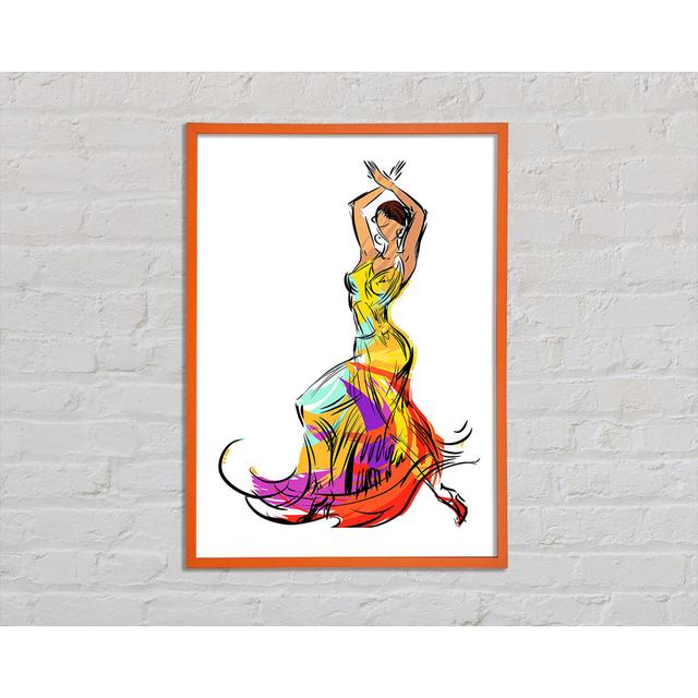 Encinoso Flamenco 13 - Single Picture Frame Art Prints Mercer41 Size: 59.7cm H x 42cm W x 2cm D on Productcaster.