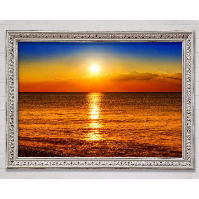 Perfect Sun Sparkle Framed Print Highland Dunes Size: 84.1cm H x 118.9cm W on Productcaster.