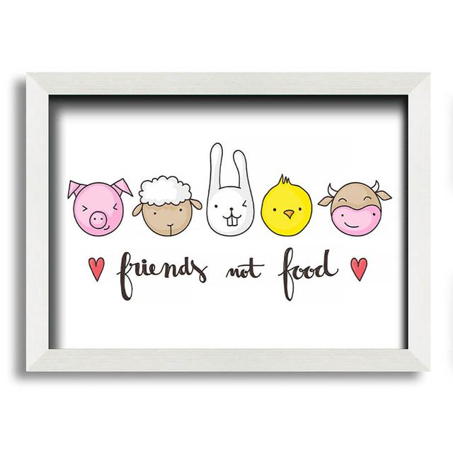 Habiki Friends Not Food - Single Picture Frame Art Prints Maturi Size: 29.7cm H x 42cm W x 10cm D on Productcaster.