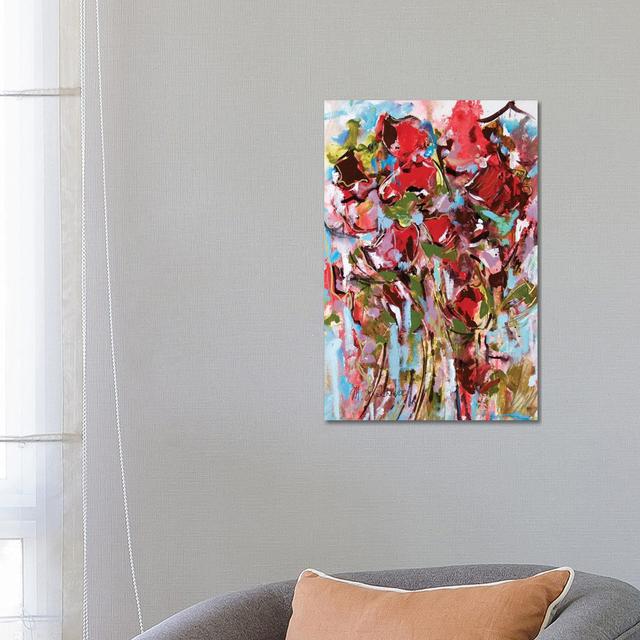 Summer Bouquet - Wrapped Canvas Print ClassicLiving Size: 66.04cm H x 45.72cm W x 3.81cm D on Productcaster.