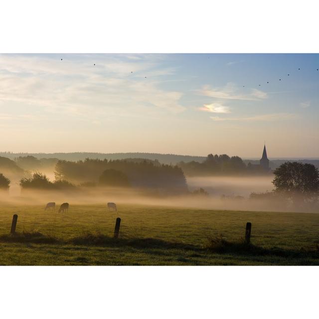 Early Morning Fog by ThomasSaupe - No Frame Art Prints on Canvas Alpen Home Size: 75cm H x 50cm W on Productcaster.