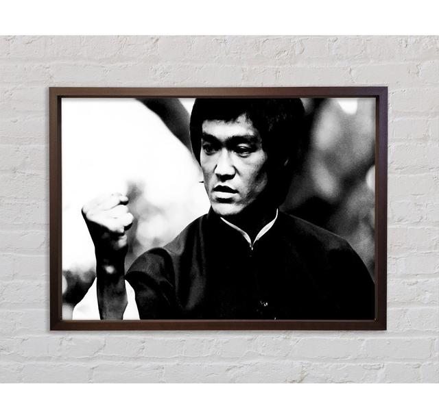 Bruce Lee Power Of One - Single Picture Frame Art Prints on Canvas Bright Star Size: 100cm H x 141.4cm W on Productcaster.