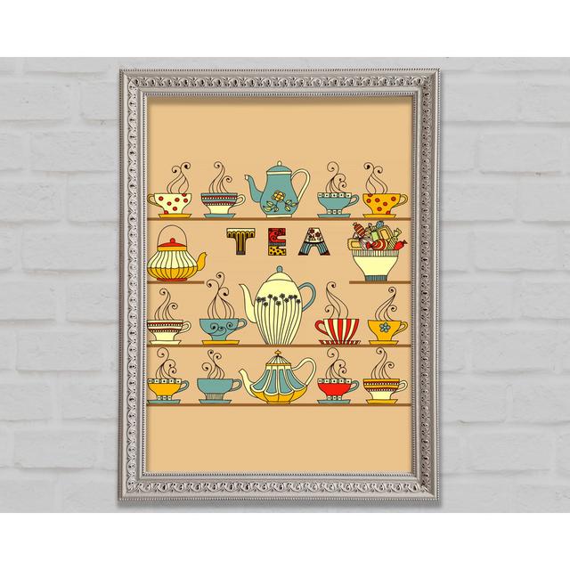 Tea Party 2 - Single Picture Frame Art Prints Bright Star Size: 42cm H x 29.7cm W x 3cm D on Productcaster.