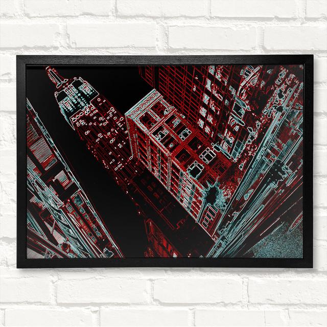 New York Broadway Gerahmter Druck ModernMoments Größe: 59,7 cm H x 84,1 cm B on Productcaster.