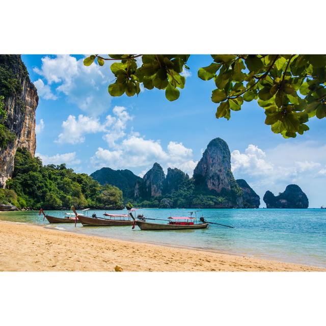 Ao Nang Beach - Wrapped Canvas Photograph Breakwater Bay Size: 30cm H x 46cm W x 3.8cm D on Productcaster.