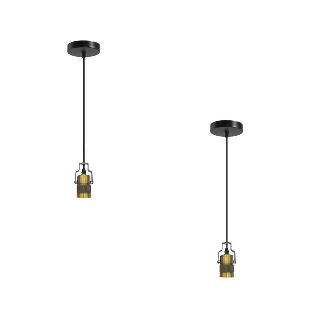 Brimson 1 - Light Single Jar Pendant (Set of 2) Borough Wharf Bulb Included: Yes on Productcaster.