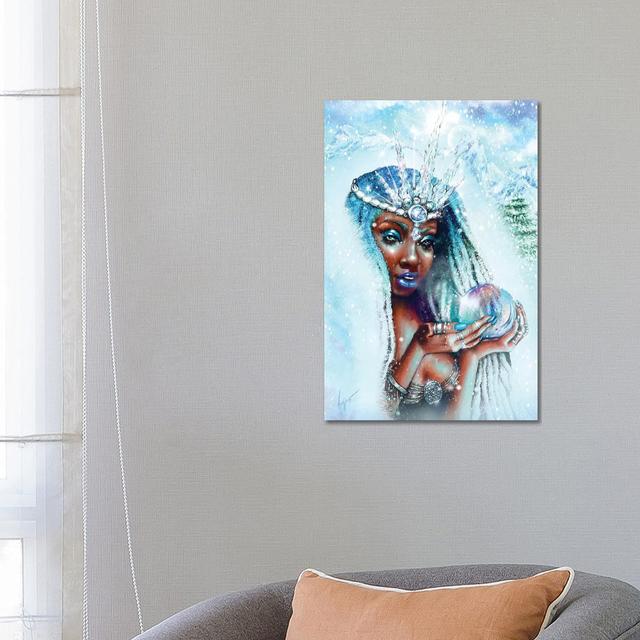 Winter Goddess by Sheeba Maya - Wrapped Canvas Print Rosdorf Park Size: 66.04cm H x 45.72cm W x 3.81cm D on Productcaster.