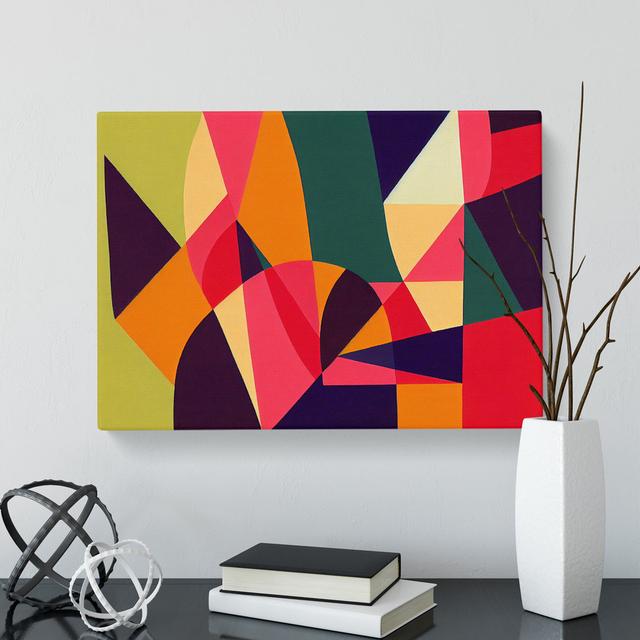 Beguiling Modern Abstract Art - Wrapped Canvas Graphic Art George Oliver Size: 35cm H x 50cm W x 3cm D on Productcaster.