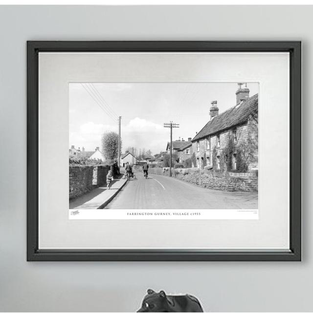 'Farrington Gurney, Village C1955' - Picture Frame Photograph Print on Paper The Francis Frith Collection Size: 60cm H X 80cm W x 2cm D on Productcaster.