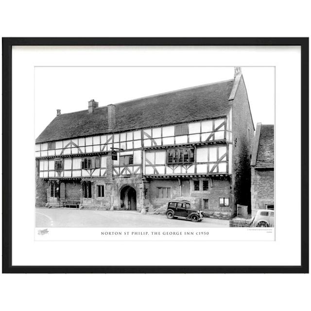 'Norton St Philip, the George Inn C1950' - Picture Frame Photograph Print on Paper The Francis Frith Collection Size: 40cm H x 50cm W x 2.3cm D on Productcaster.