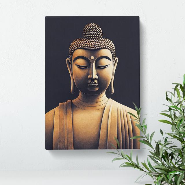 Magnificent Buddha Latitude Vive Size: 50cm H x 35cm W x 3cm D on Productcaster.