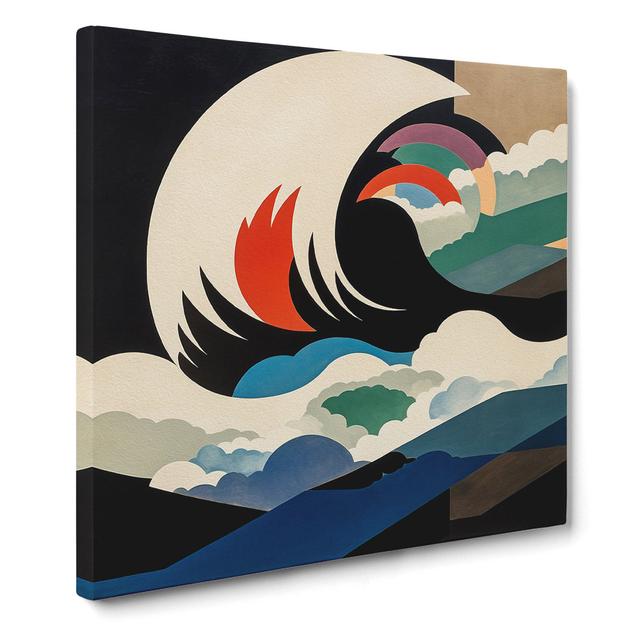 Japanese Wave Suprematism No.5 House of Hampton on Productcaster.