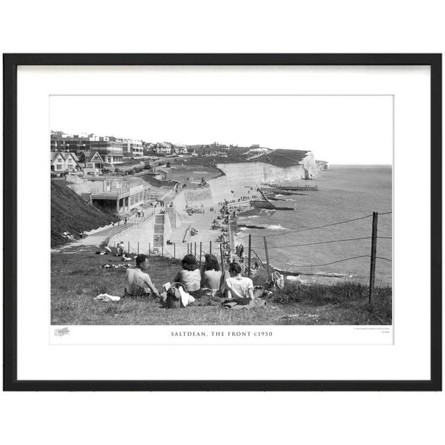 'Saltdean, the Front C1950' by Francis Frith - Picture Frame Photograph Print on Paper The Francis Frith Collection Size: 40cm H x 50cm W x 2.3cm D on Productcaster.