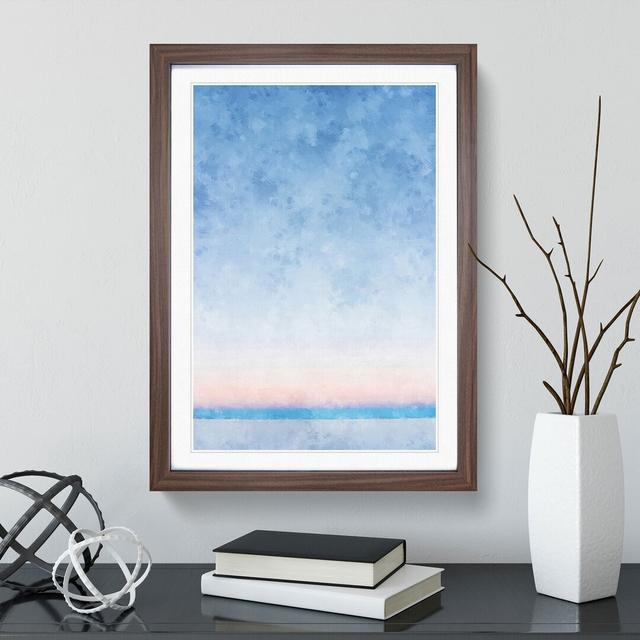 Sunrise at Salar De Uyuni in Bolivia - Picture Frame Painting East Urban Home Frame Option: Walnut Framed, Size: 36cm H x 27cm W x 2cm D on Productcaster.