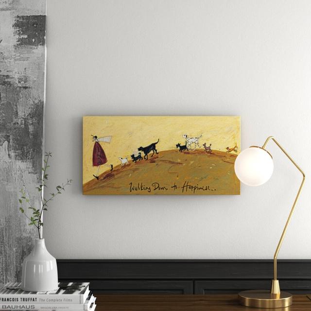 Walking Down to Happiness by Sam Toft - Art Print East Urban Home Size: 40cm H x 50cm W x 0.01cm D, Format: Paper on Productcaster.