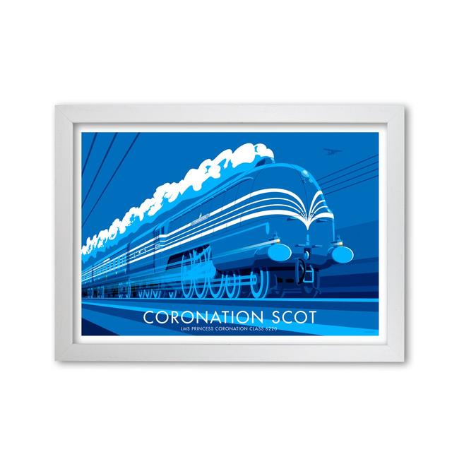 Coronation Scot by Stephen Millership - Graphic Art Print on Paper East Urban Home Size: 29.7 cm H x 42 cm W x 5 cm D, Frame Options: White on Productcaster.