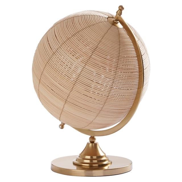 Malacca Rattan Globe Bay Isle Home Size: 36cm H x 28cm W x 26cm D on Productcaster.