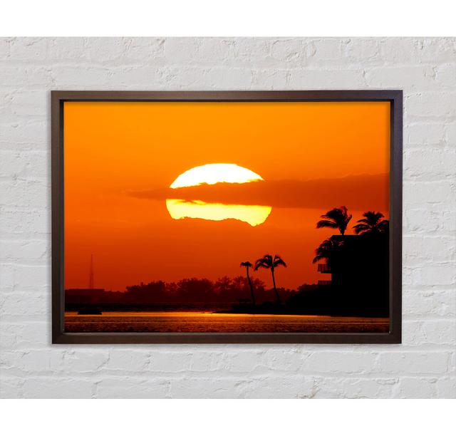 Paradise Beach House - Single Picture Frame Art Prints on Canvas Bright Star Size: 100cm H x 141.4cm W on Productcaster.