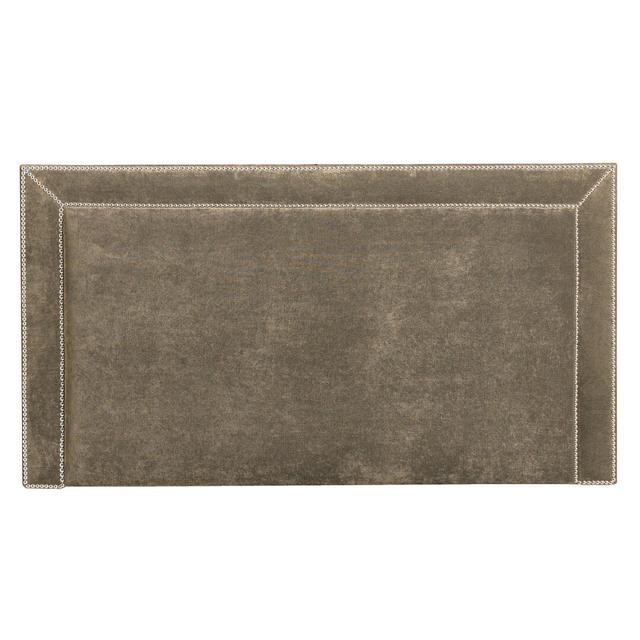 Daveney Upholstered Headboard 17 Stories Upholstery: Mink, Size: Small Double (4') on Productcaster.