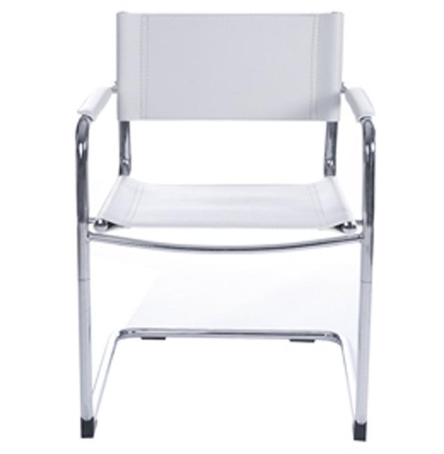 Nicholes Dining Chair Metro Lane Seat Colour: White on Productcaster.