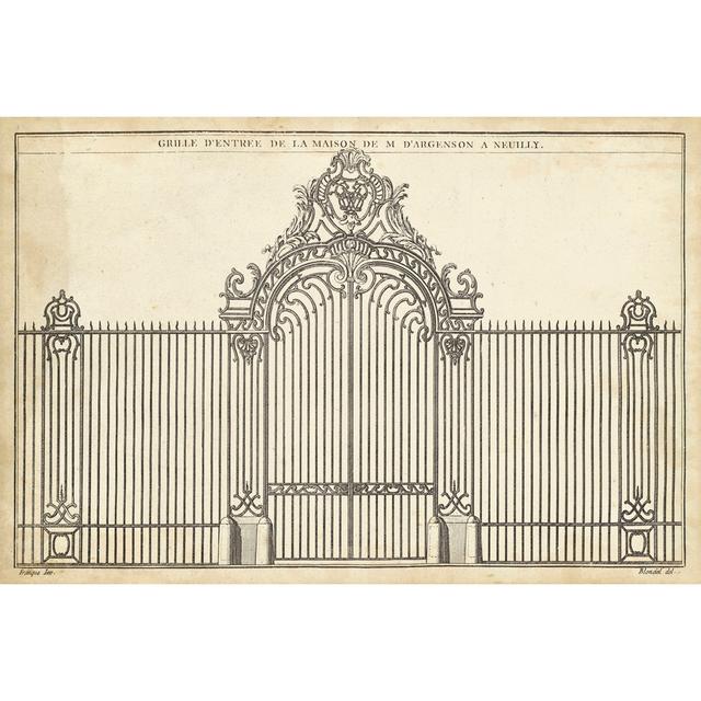 Antique Decorative Gate III Happy Larry Size: 81cm H x 122cm W x 3.8cm D on Productcaster.