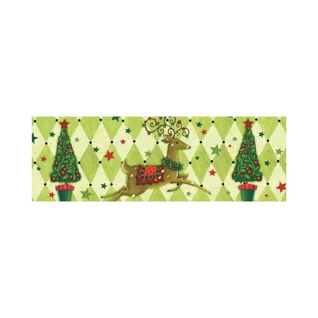 Harlequin Christmas Collection D by Viv Eisner - Wrapped Canvas Panoramic Print The Seasonal Aisle Size: 50.8cm H x 152.4cm W x 1.91cm D on Productcaster.