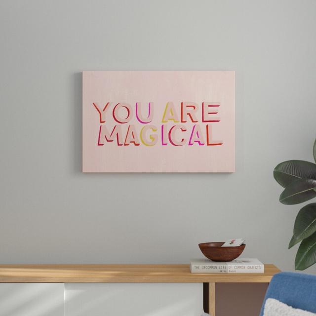 You Are Powerful I by Grace Popp - Wrapped Canvas Print Hashtag Home Size: 51cm H x 76cm W on Productcaster.