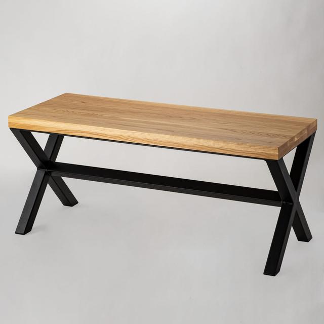 Glafira Wood Bench Williston Forge Size: 50cm H x 45cm W x 40cm D on Productcaster.