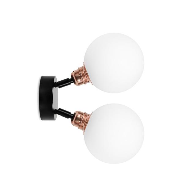 Ruithero 2 - Light Dimmable Armed Sconce George Oliver Fixture Finish: Copper/Black on Productcaster.