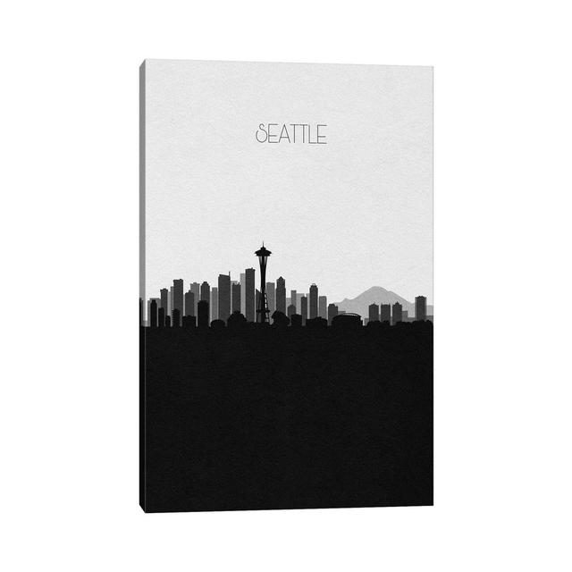 Seattle Skyline by Ayse Deniz Akerman - Wrapped Canvas Art Prints Latitude Run Size: 45.72cm H x 30.48cm W x 1.905cm D on Productcaster.