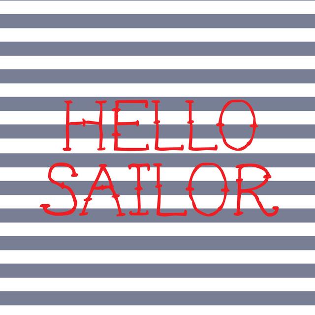 Hello Sailor 2 Happy Larry Size: 122cm H x 122cm W x 3.8cm D on Productcaster.