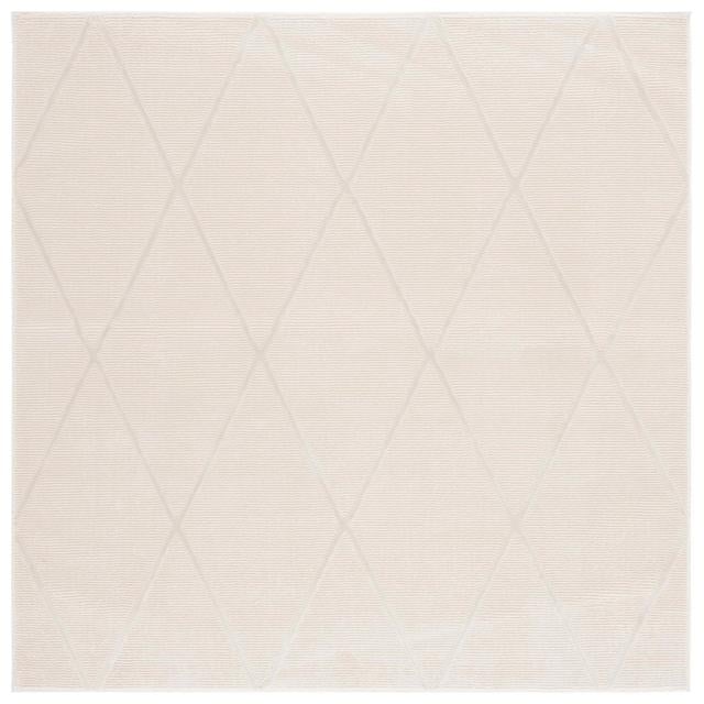 Revive Solid Color Area Rug In Ivory 17 Stories Rug Size: Square 200.66cm on Productcaster.