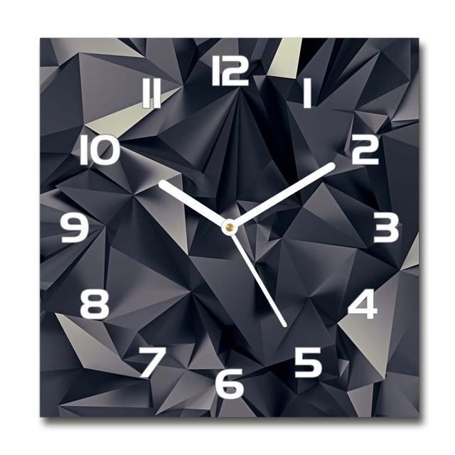 Jovahny Abstract Silent Wall Clock East Urban Home Colour: White on Productcaster.