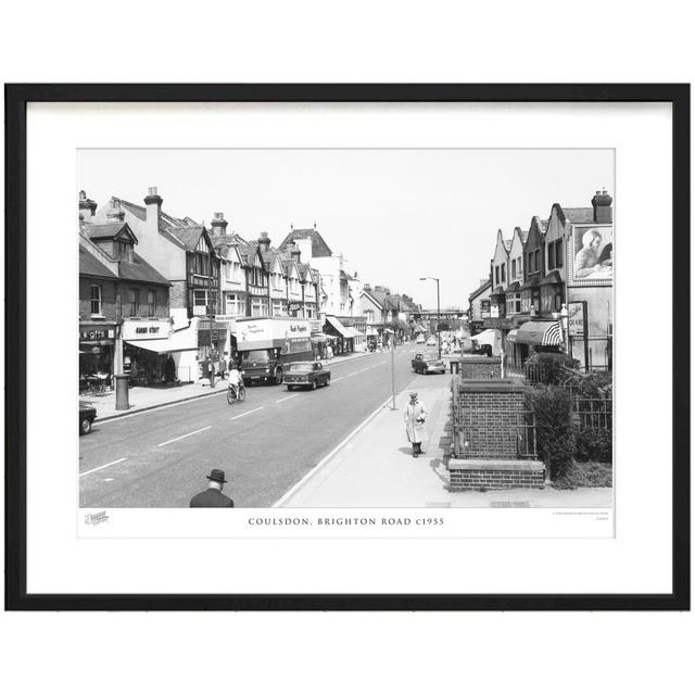 'Coulsdon, Brighton Road C1955' by Francis Frith - Picture Frame Photograph Print on Paper The Francis Frith Collection Size: 60cm H x 80cm W x 2.3cm on Productcaster.