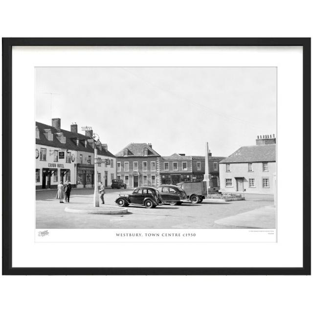 Westbury, Town Centre C1950 - Single Picture Frame Print The Francis Frith Collection Size: 40cm H x 50cm W x 2.3cm D on Productcaster.