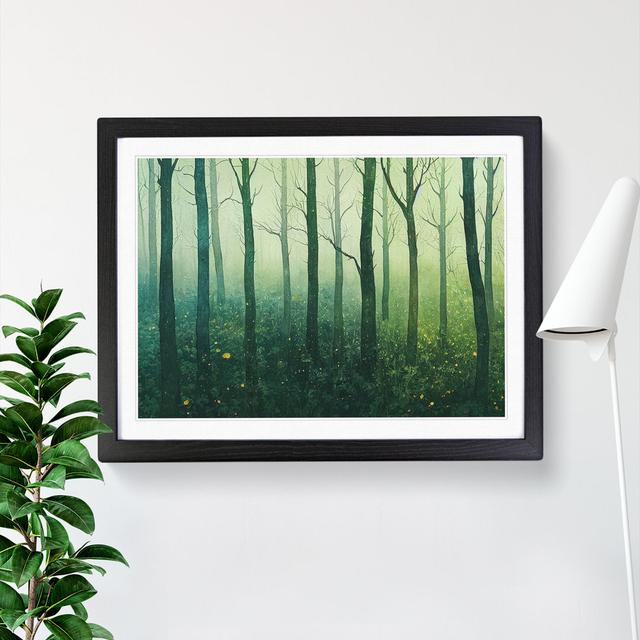 Muted Forest Vol.4 - Picture Frame Graphic Art Alpen Home Frame Colour: Black, Size: 46cm H x 64cm W on Productcaster.