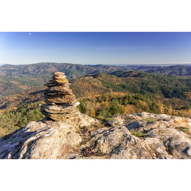 Cairn In Cevennes by Stephane-Besson - Wrapped Canvas Print Alpen Home Size: 81cm H x 122cm W on Productcaster.