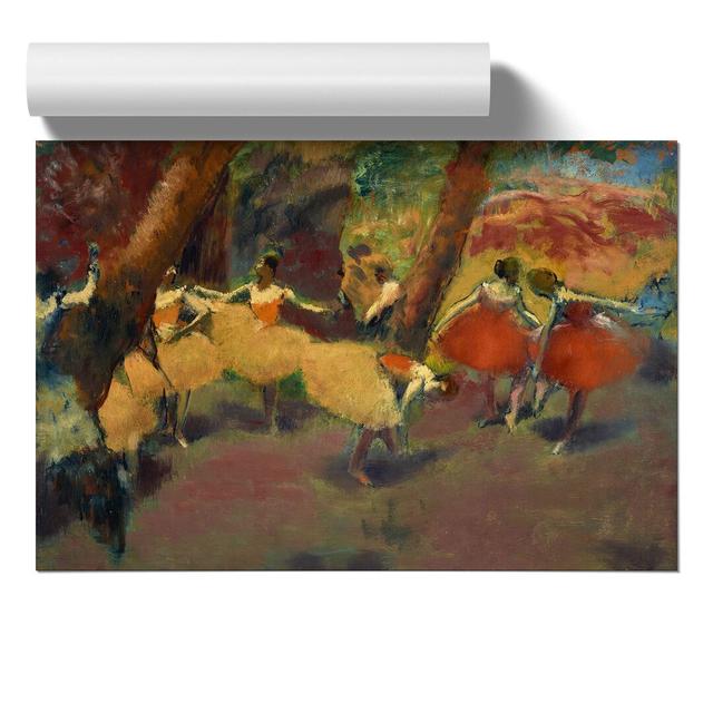 Before the Performance by Edgar Degas - Unframed Painting East Urban Home Size: 21cm H x 30cm W x 0.1cm D on Productcaster.