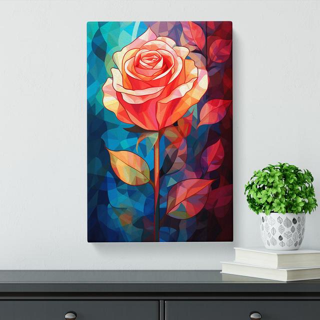 Rose Abstract - No Frame Print Marlow Home Co. Size: 76cm H x 50cm W x 3cm D on Productcaster.