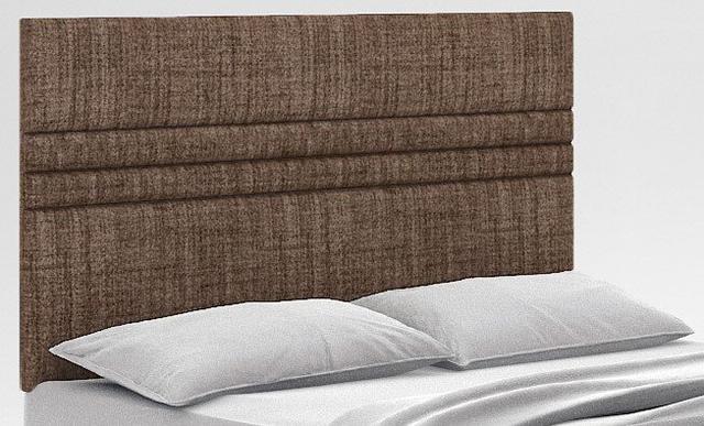 Elsa Upholstered Headboard Zipcode Design Size: Super King (6'), Upholstery: Wool Mocha on Productcaster.