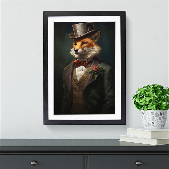 Fox Victorian No.2 Happy Larry Format: Black Framed, Size: 34cm H x 25cm W on Productcaster.